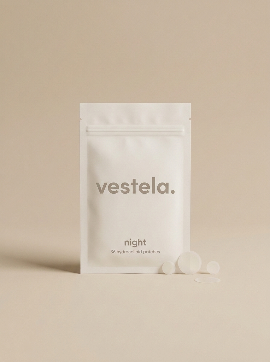 vestela. night - 36 hydrocolloid patches pouch